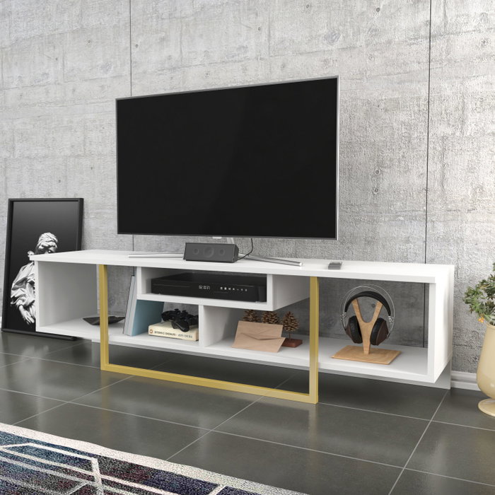 Hanah Home Asal 150 - Blanco y dorado Hanah Home Asal 150 - Blanco y dorado